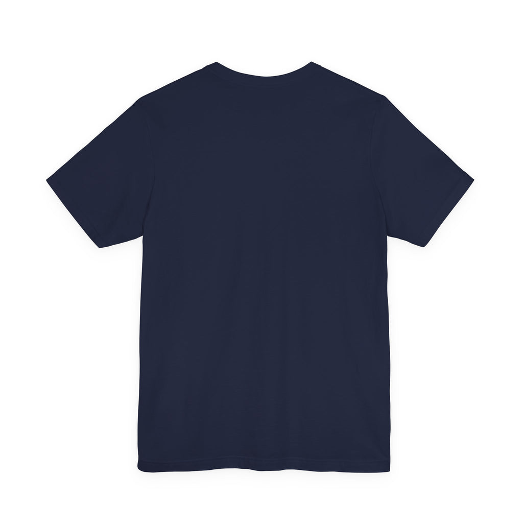 Floral Mandala Tee — Elegant Navy & Gold Lotus Graphic T-Shirt