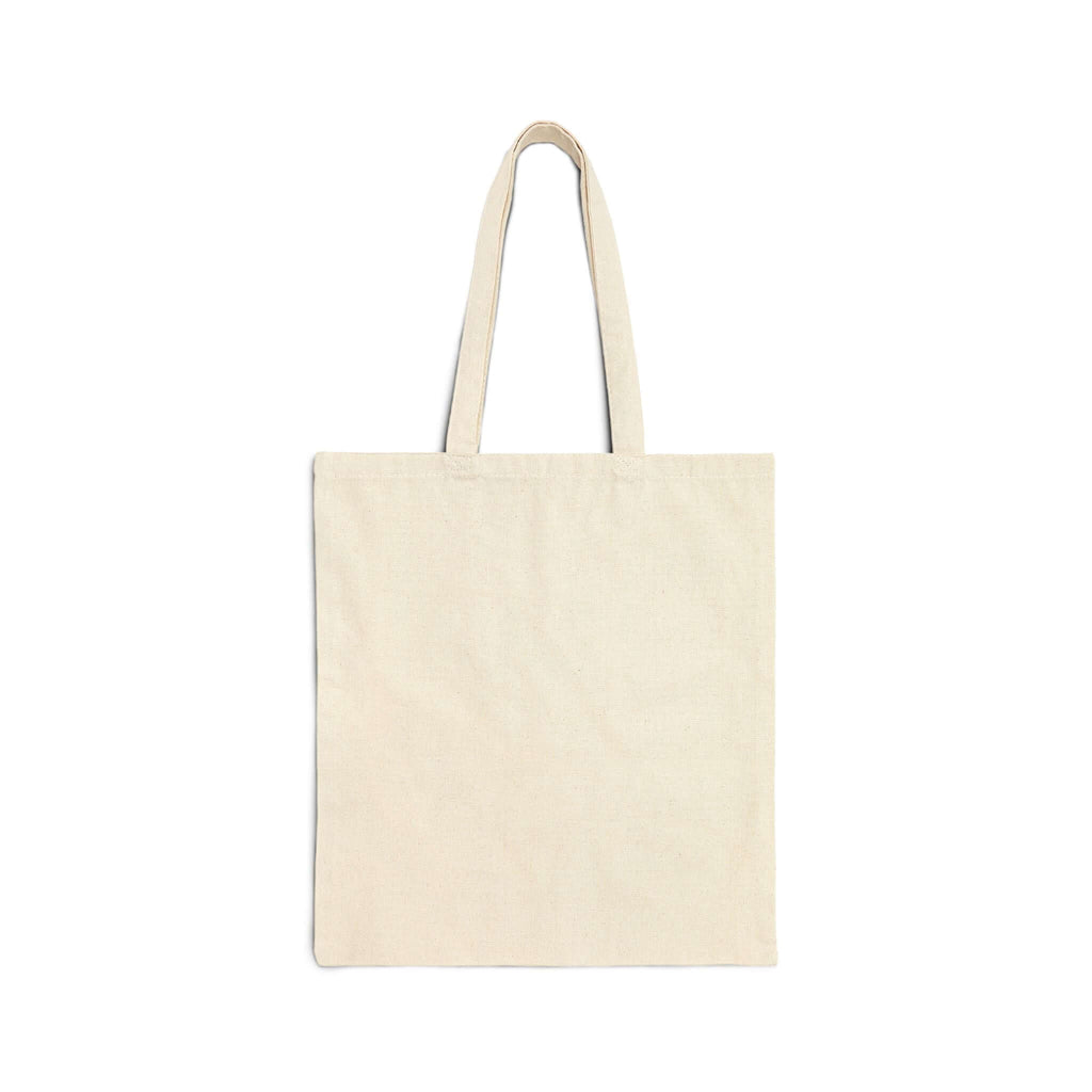 Durable cotton canvas tote bag with sturdy handles and minimalist design, ideal for everyday use.