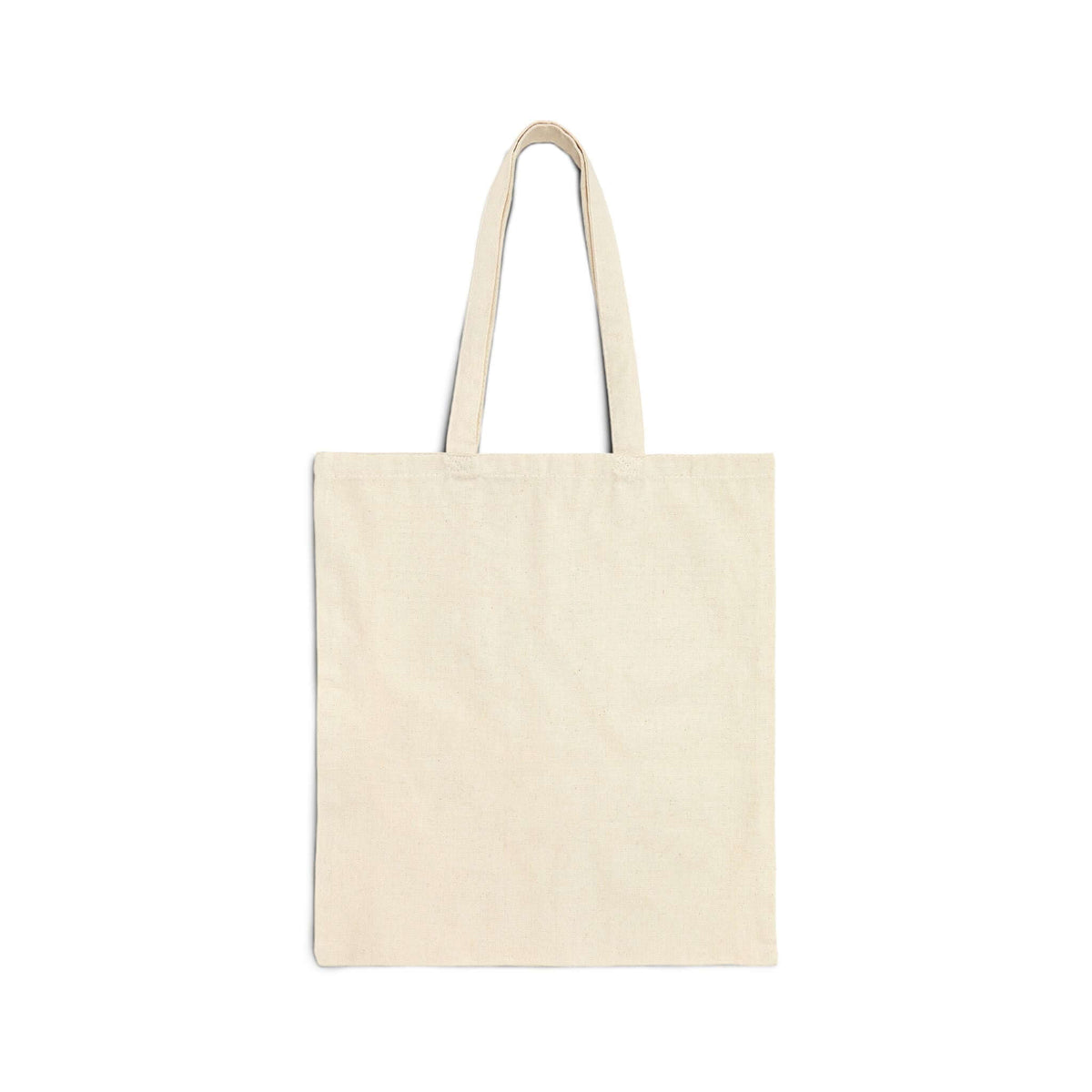 Durable cotton canvas tote bag with sturdy handles and minimalist design, ideal for everyday use.