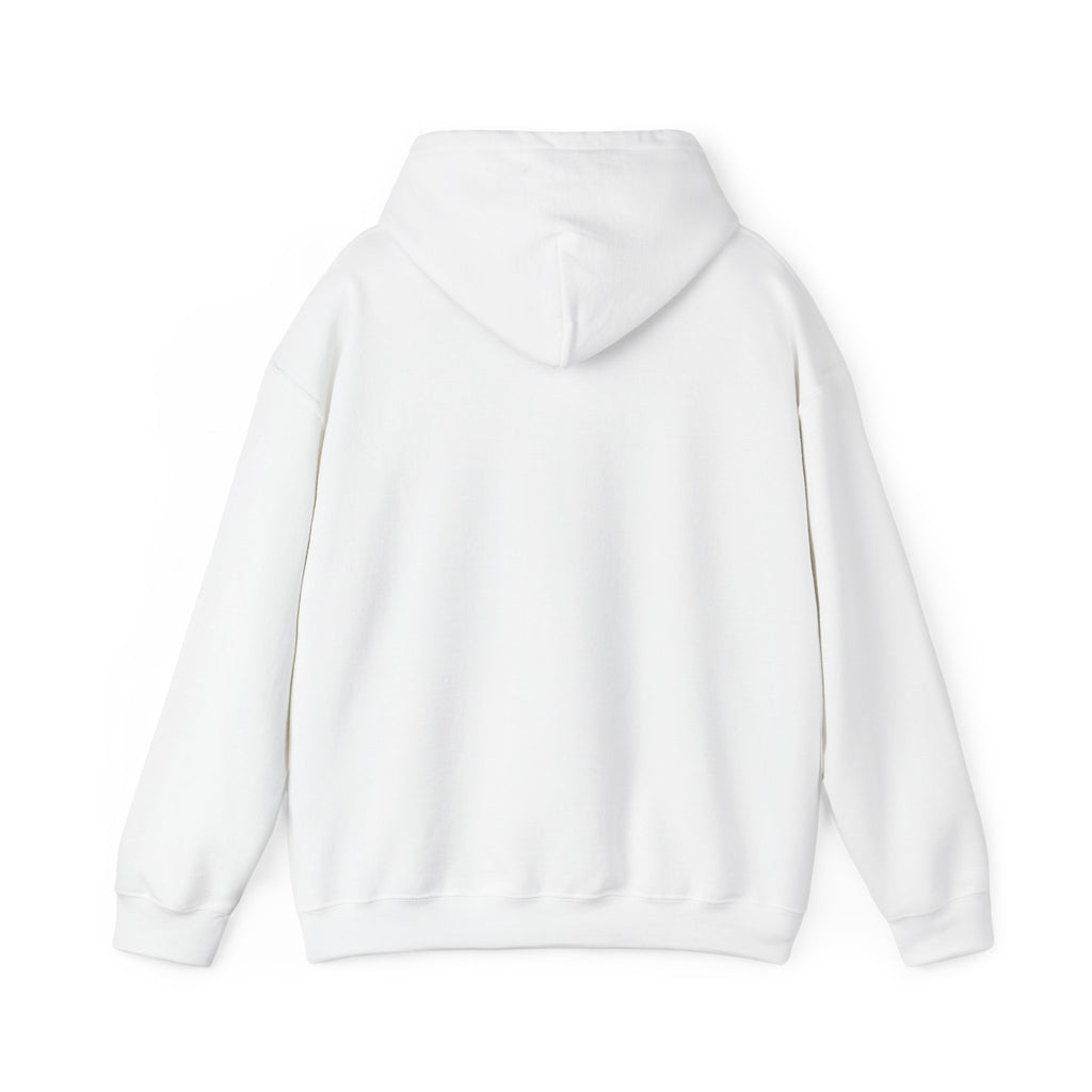 Minimalist Floral Mandala Hoodie — Navy & Gold Geometric Flower Design