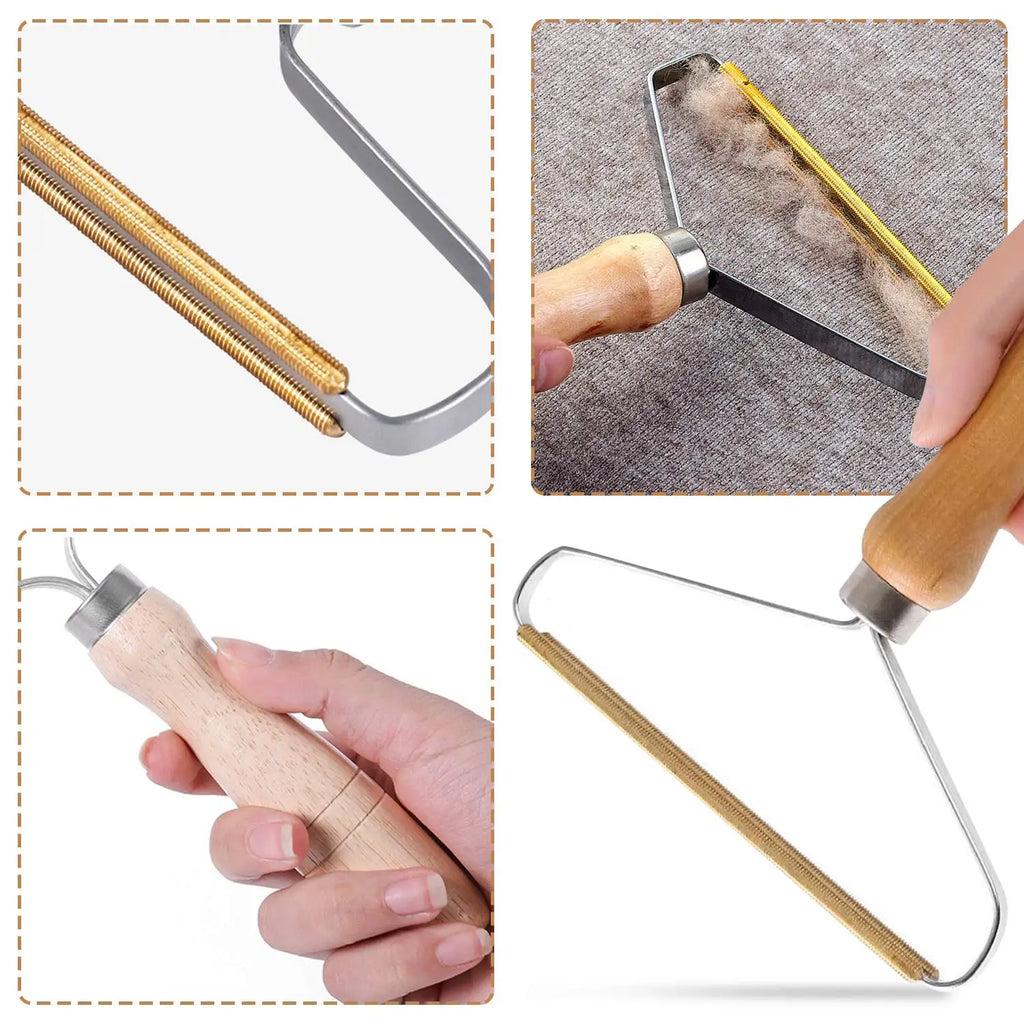 Manual Lint Shaver – Portable Pet Hair Remover for Clothes & Carpets