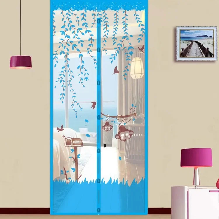 Magnetic Mosquito Door Curtain – Insect Proof Mesh with Automatic Closing