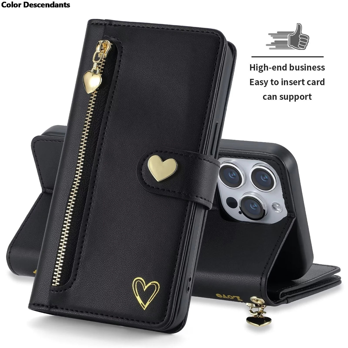 For Xiaomi Redmi Note 13 Pro Plus 5G Zipper Wallet Leather Case For Redmi Note 13 4G Case Note12 Turbo 12S 12T 12R 12 Pro+ Cover