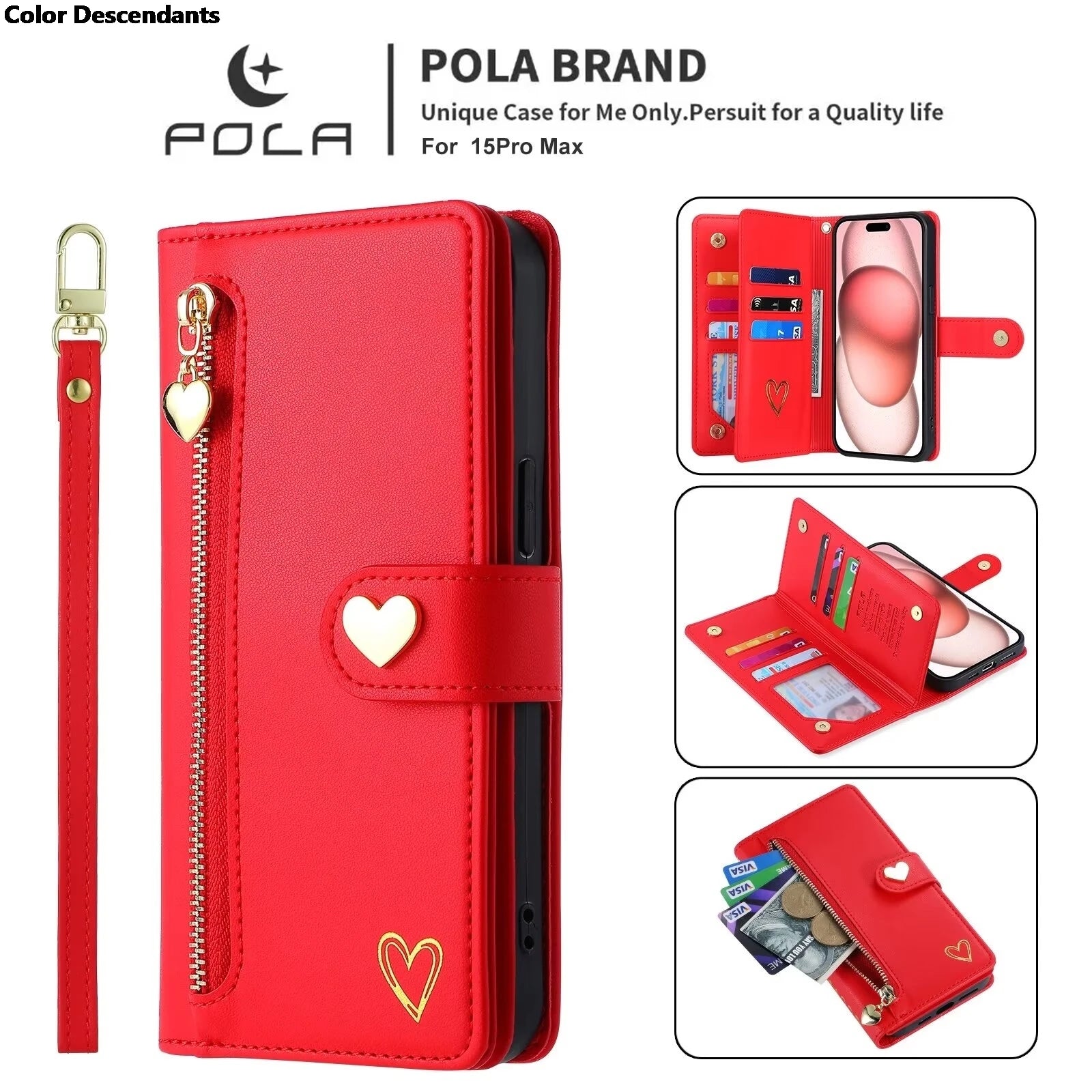 For Xiaomi Redmi Note 13 Pro Plus 5G Zipper Wallet Leather Case For Redmi Note 13 4G Case Note12 Turbo 12S 12T 12R 12 Pro+ Cover