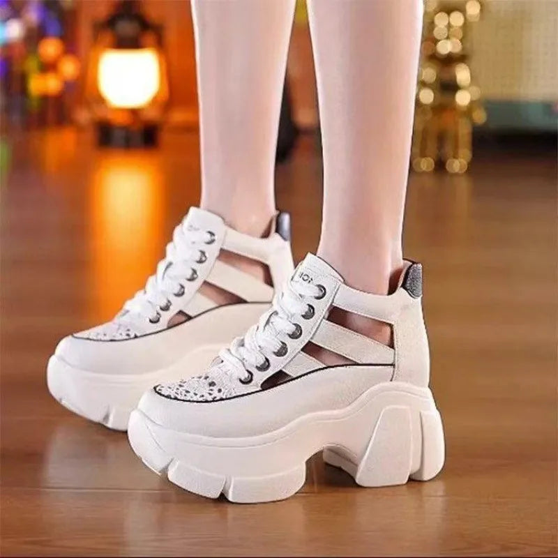 Women’s Stylish Platform Sneakers – Trendy Summer Casual Shoes