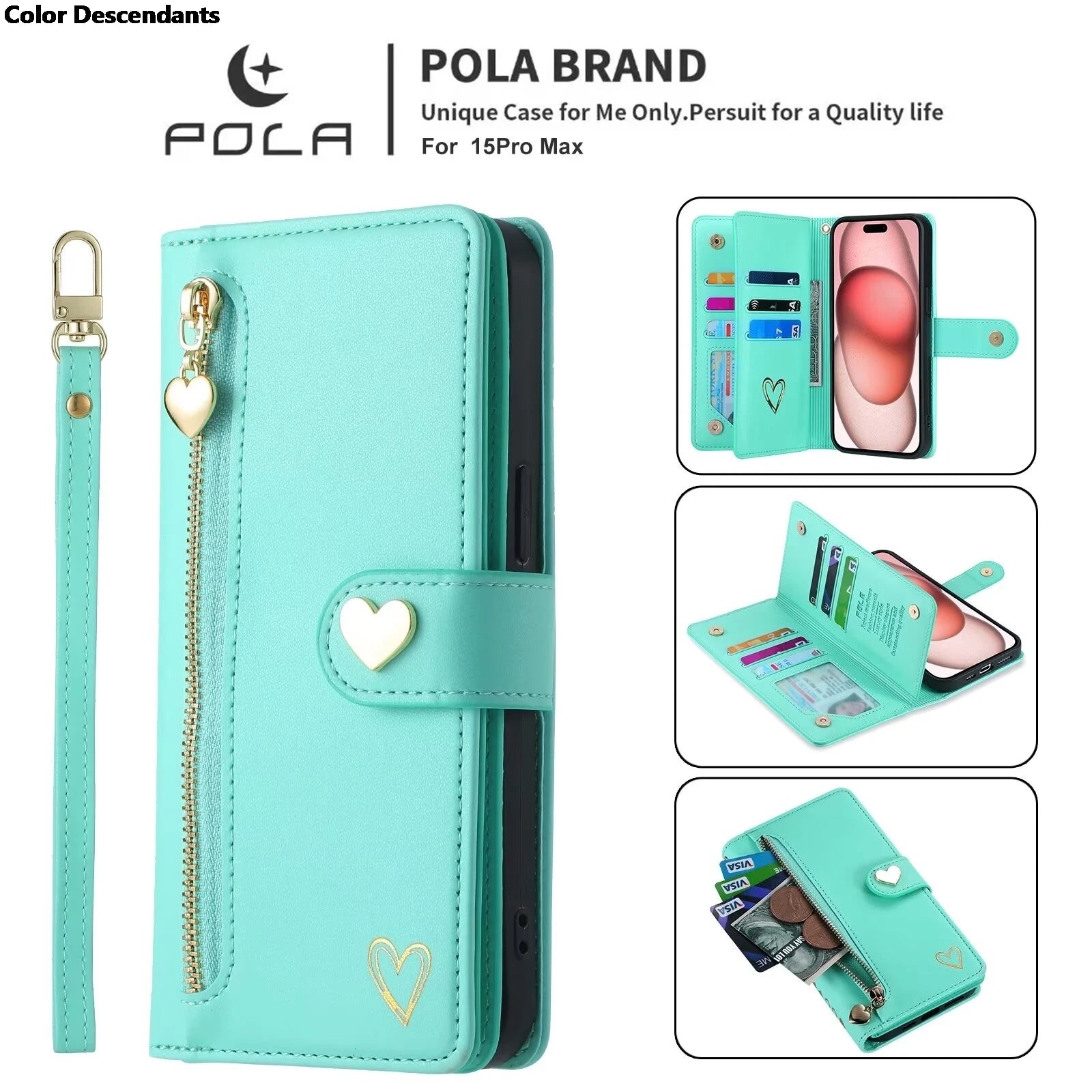 For Xiaomi Redmi Note 13 Pro Plus 5G Zipper Wallet Leather Case For Redmi Note 13 4G Case Note12 Turbo 12S 12T 12R 12 Pro+ Cover