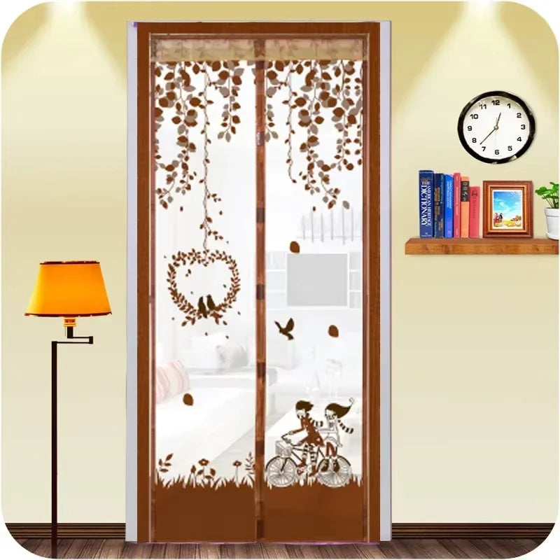 Magnetic Mosquito Door Curtain – Insect Proof Mesh with Automatic Closing