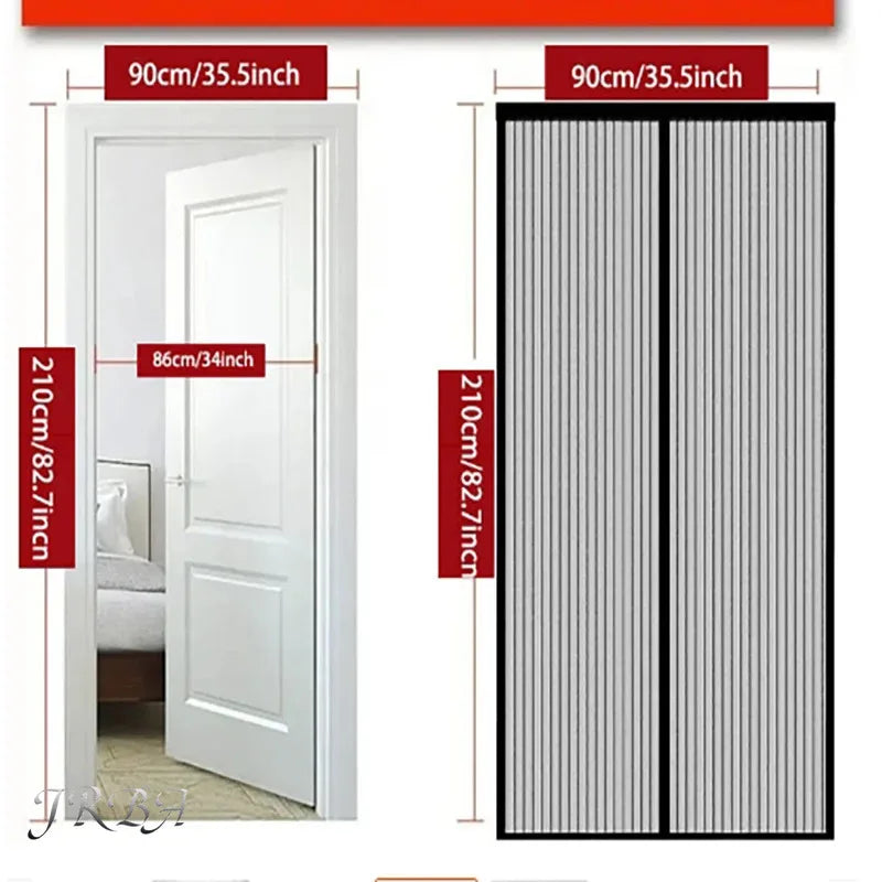 Magnetic Mosquito Net Window Screen – Easy Install & Automatic Closing