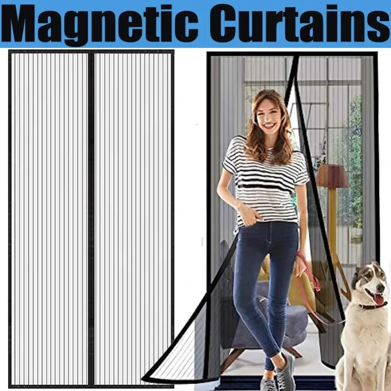 Magnetic Mosquito Net Window Screen – Easy Install & Automatic Closing