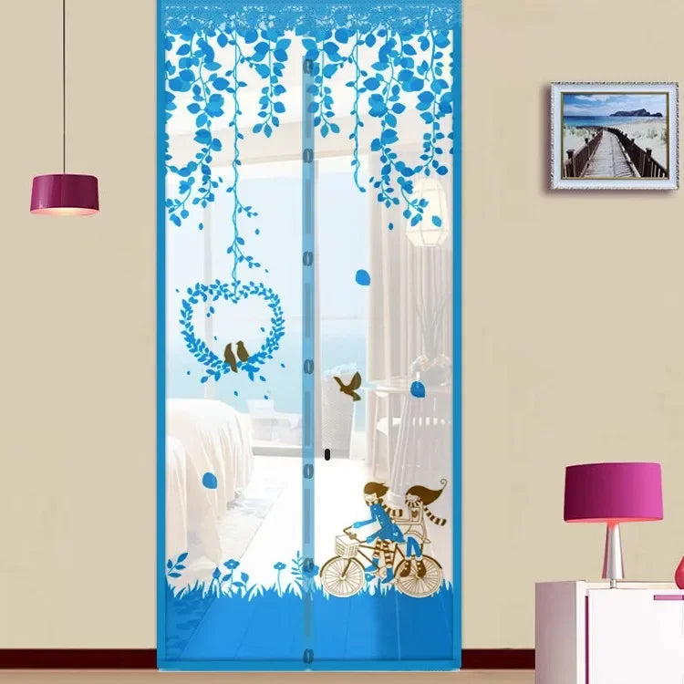 Magnetic Mosquito Door Curtain – Insect Proof Mesh with Automatic Closing