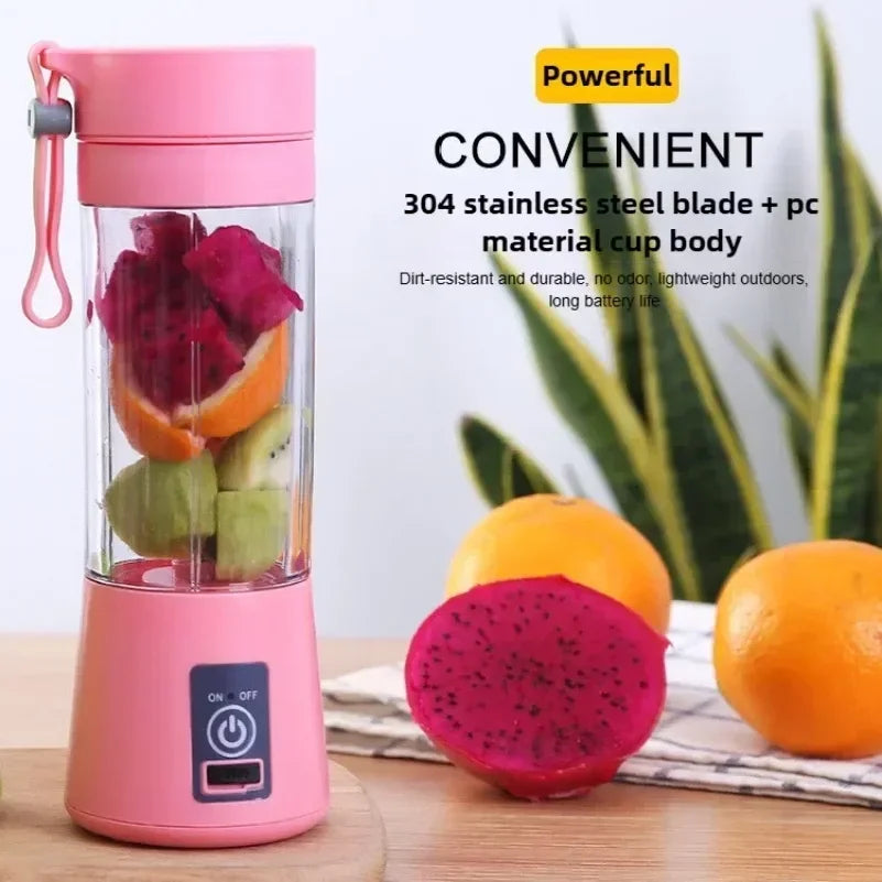 Electric Handheld Blender – Compact Portable Fruit & Smoothie Mixer