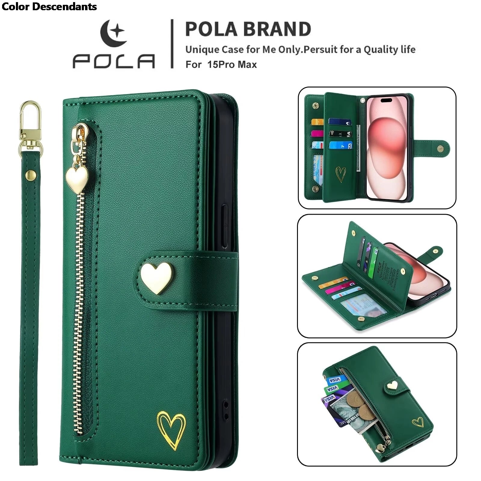 For Xiaomi Redmi Note 13 Pro Plus 5G Zipper Wallet Leather Case For Redmi Note 13 4G Case Note12 Turbo 12S 12T 12R 12 Pro+ Cover