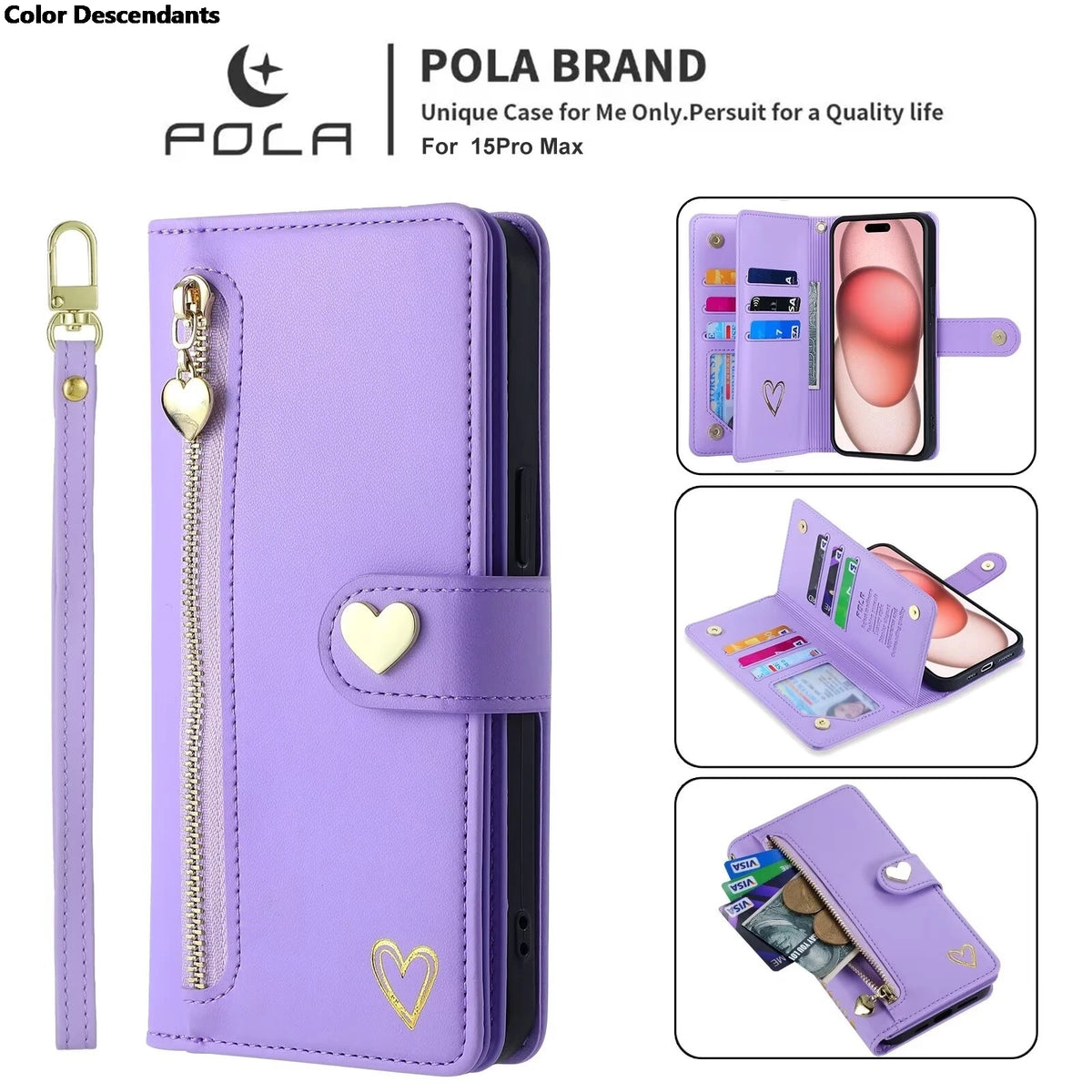 For Xiaomi Redmi Note 13 Pro Plus 5G Zipper Wallet Leather Case For Redmi Note 13 4G Case Note12 Turbo 12S 12T 12R 12 Pro+ Cover