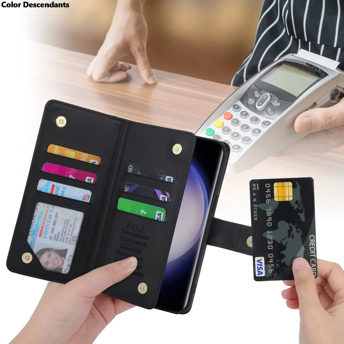 For Xiaomi Redmi Note 13 Pro Plus 5G Zipper Wallet Leather Case For Redmi Note 13 4G Case Note12 Turbo 12S 12T 12R 12 Pro+ Cover
