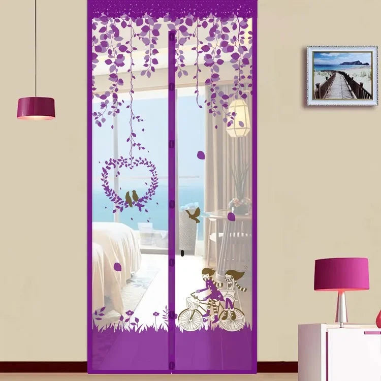 Magnetic Mosquito Door Curtain – Insect Proof Mesh with Automatic Closing