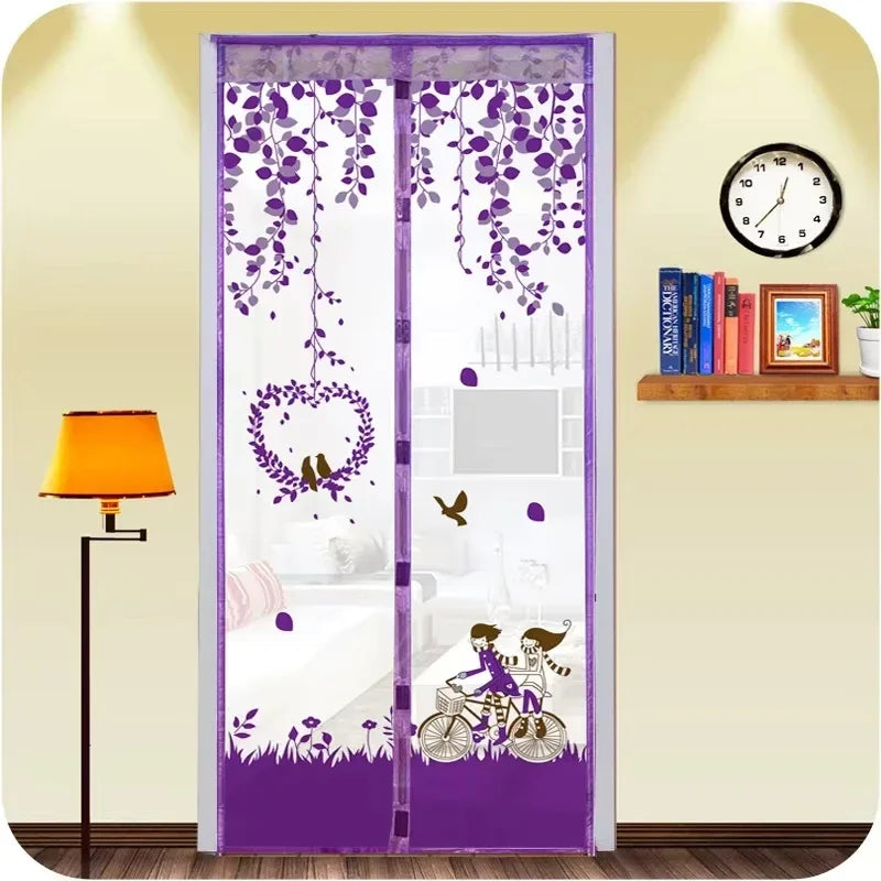 Magnetic Mosquito Door Curtain – Insect Proof Mesh with Automatic Closing