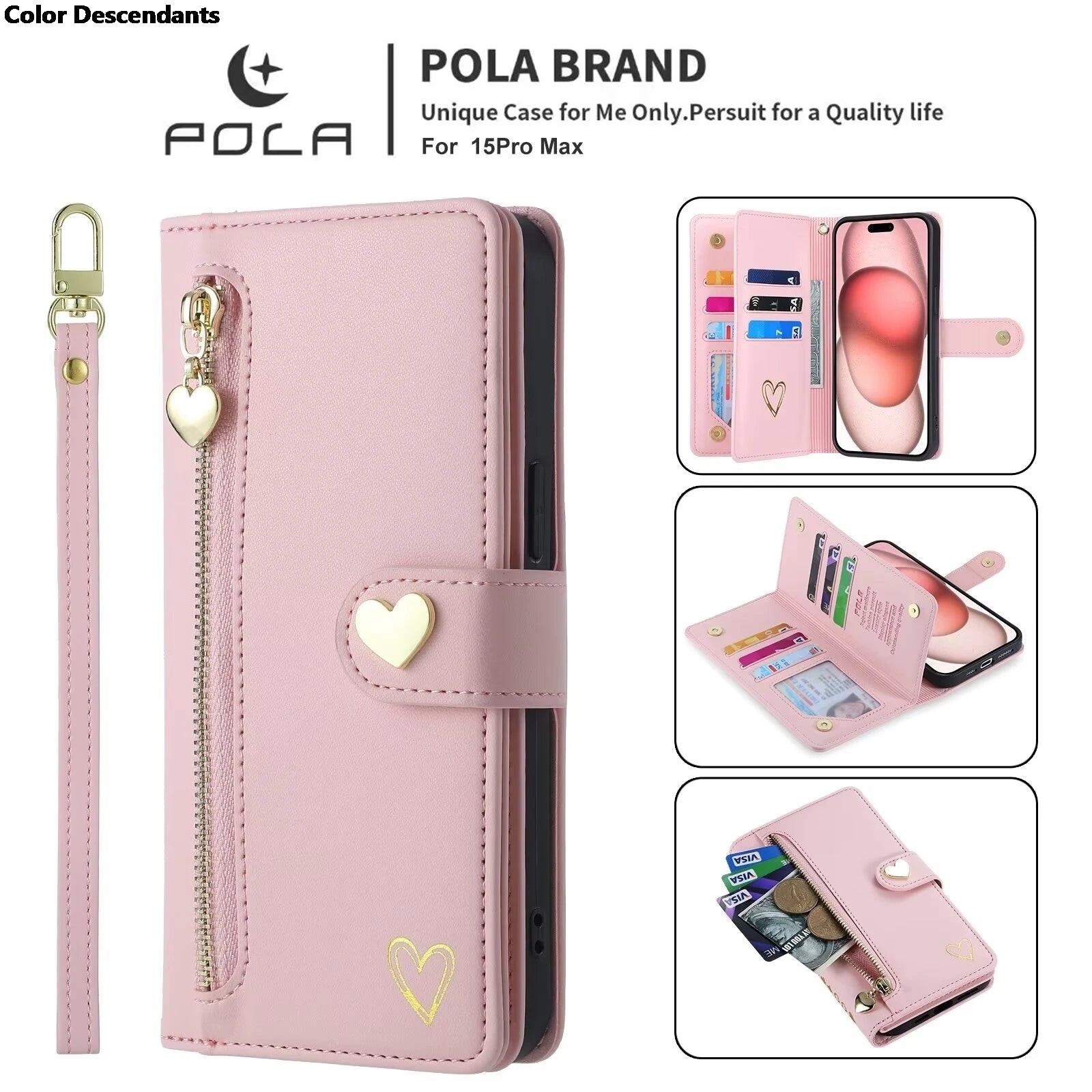 For Xiaomi Redmi Note 13 Pro Plus 5G Zipper Wallet Leather Case For Redmi Note 13 4G Case Note12 Turbo 12S 12T 12R 12 Pro+ Cover