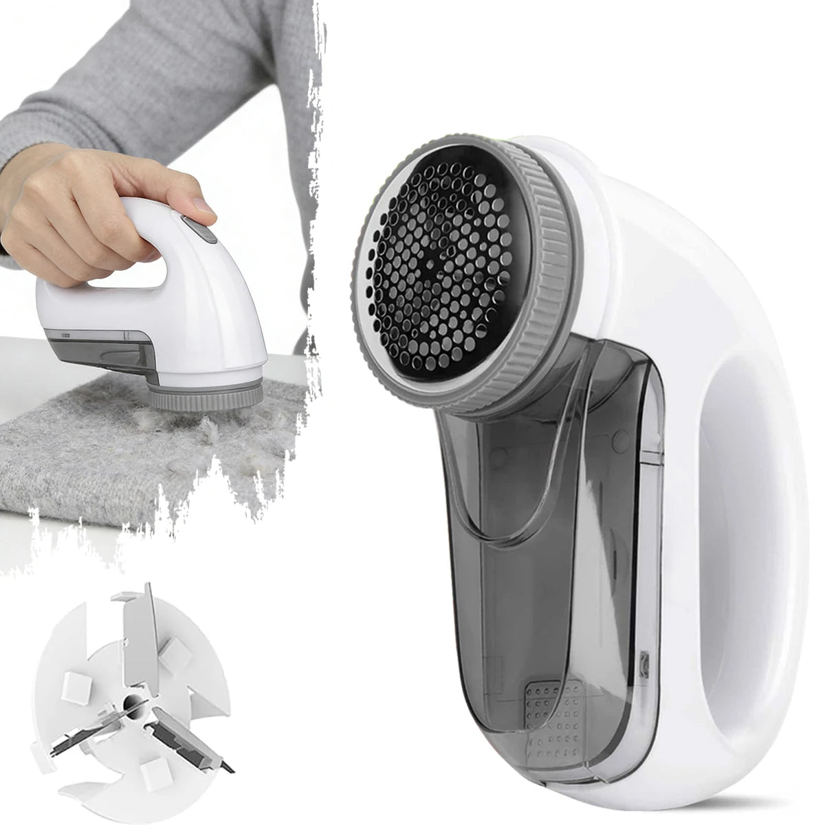 Portable Electric Lint Remover – Quick Fabric Shaver for Clothes & Home